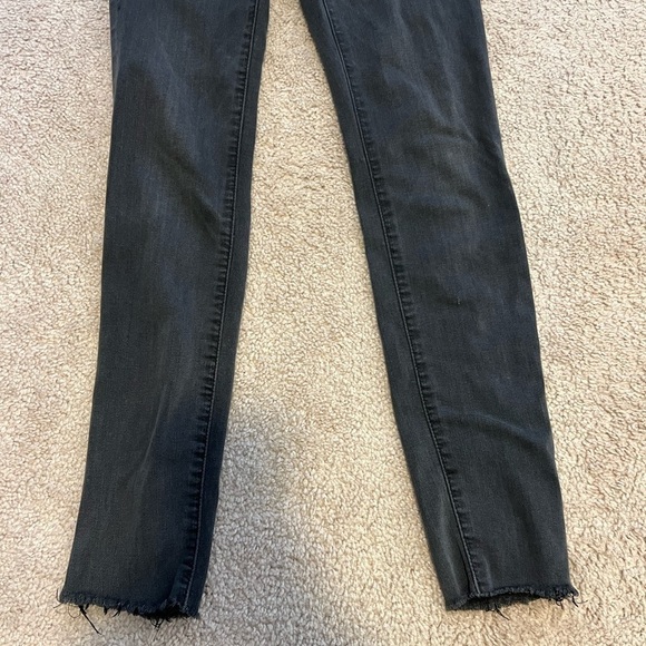 Madewell Women’s Gray 9” Mid Rise Skinny Jeans Size 26 - Picture 3 of 13